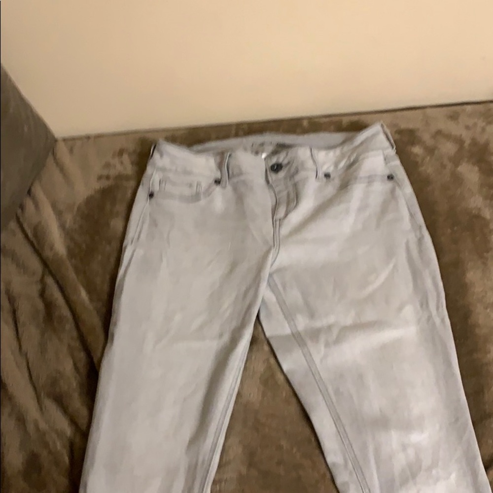 Gray jeans